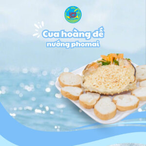 Cua hoàng đế nướng phô mai