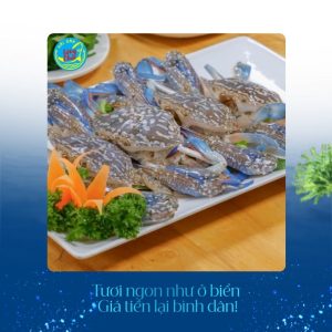 Ghẹ xanh tại Hải sản Làng Chài